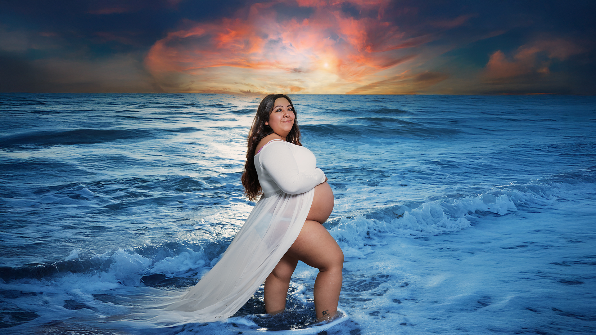 Maternity photography session capturing beautiful pregnancy moments in Southwest Florida